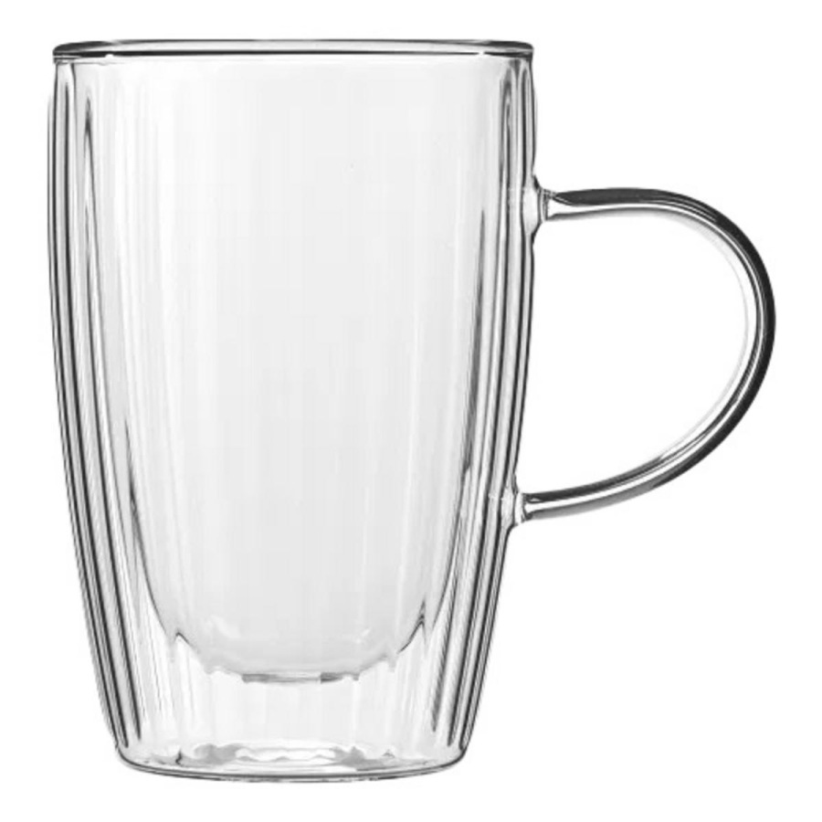 Pohár sklo dvojstenny CURLY 350ml sada 2ks