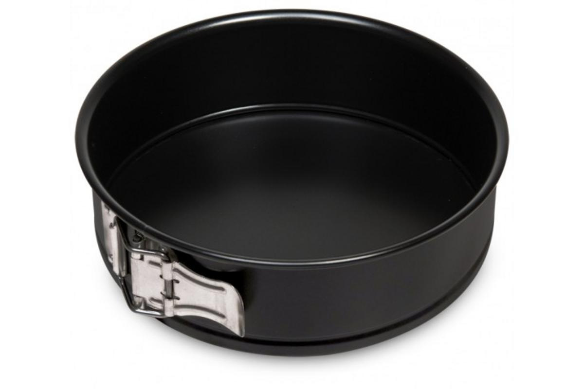 Forma tortová okrúhla o 12cm otváracia, vaflové dno, nepriľnavý povrch, čierna GARDENIA