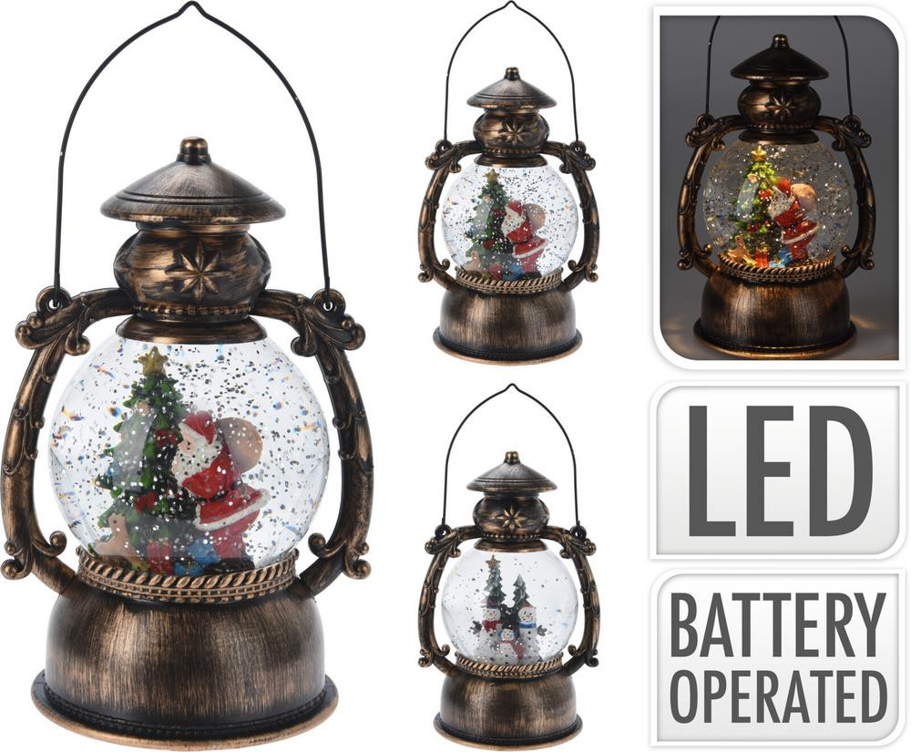 Lampáš LED 13x11x21 cm mix