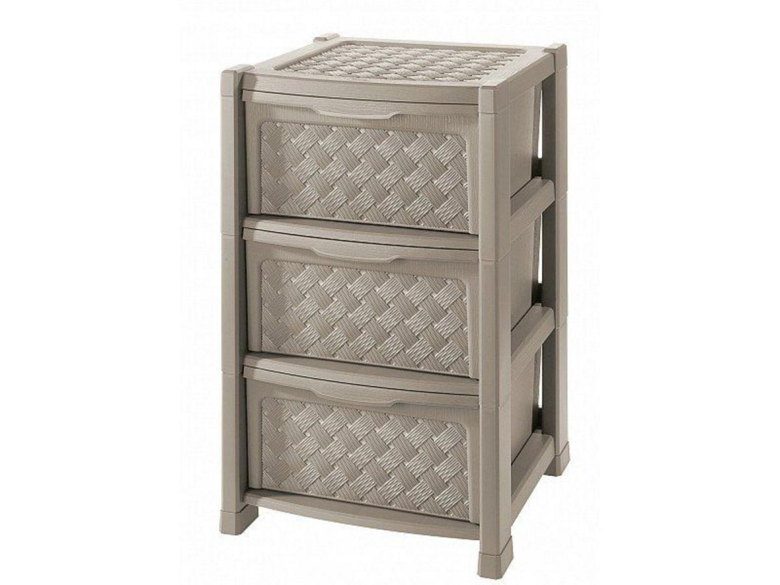 Komoda UH 3-poschodová 38.5X39XH63.5CM moka "Arianna" TONTARELLI