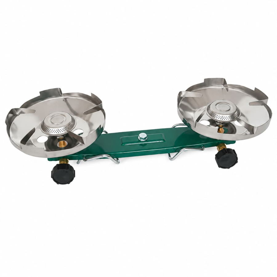 Dvojitý plynový varič PICAMP 2,4 kW – na 2 kg PB fľašu