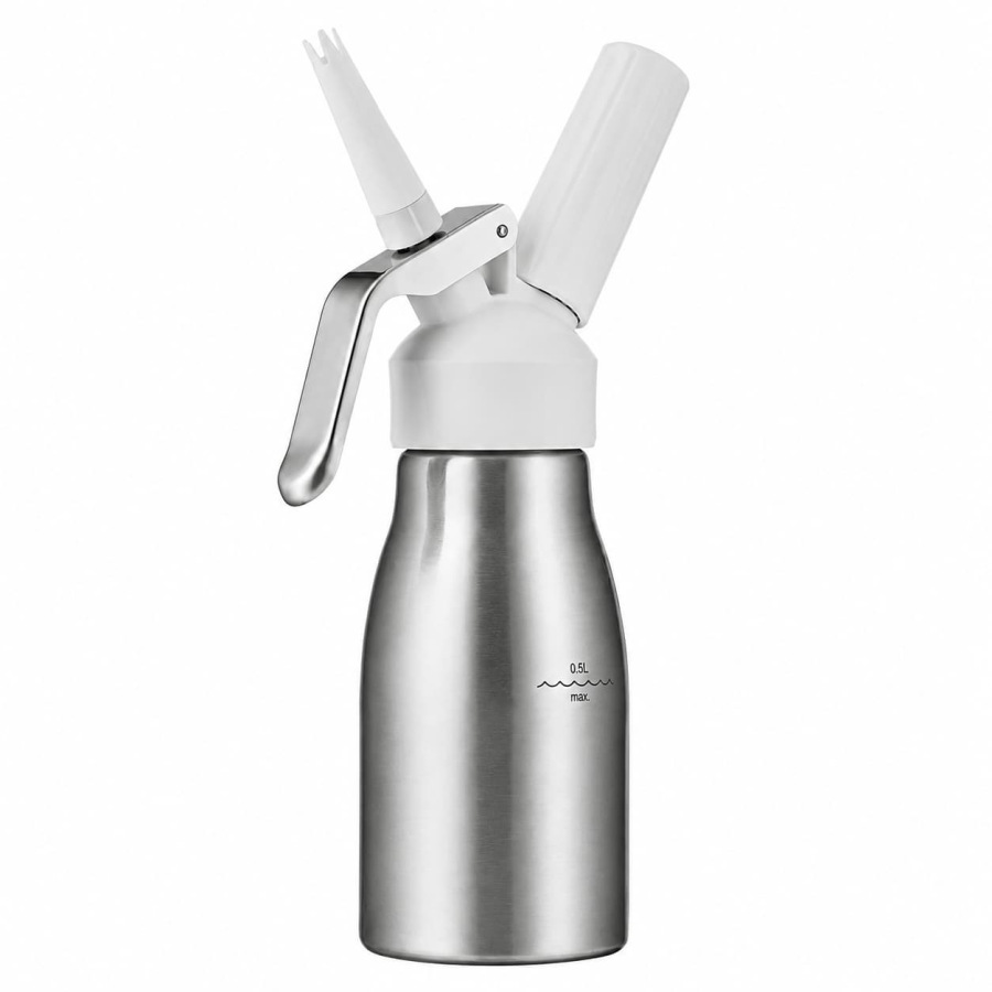 Šľahačková fľaša KAYSER Style 500 ml nerezová na N₂O bombičky