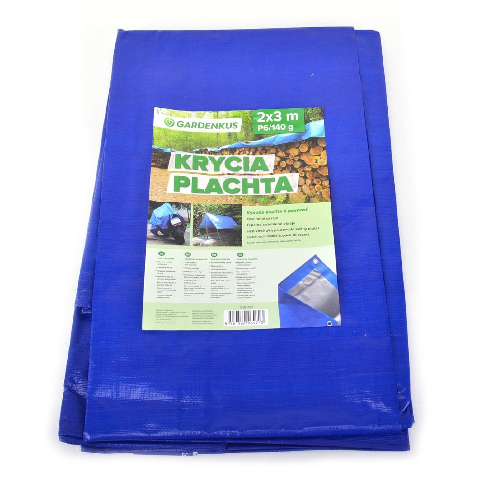 Plachta krycia 2x3 P6/140g PE GARDENKUS / 40325206/