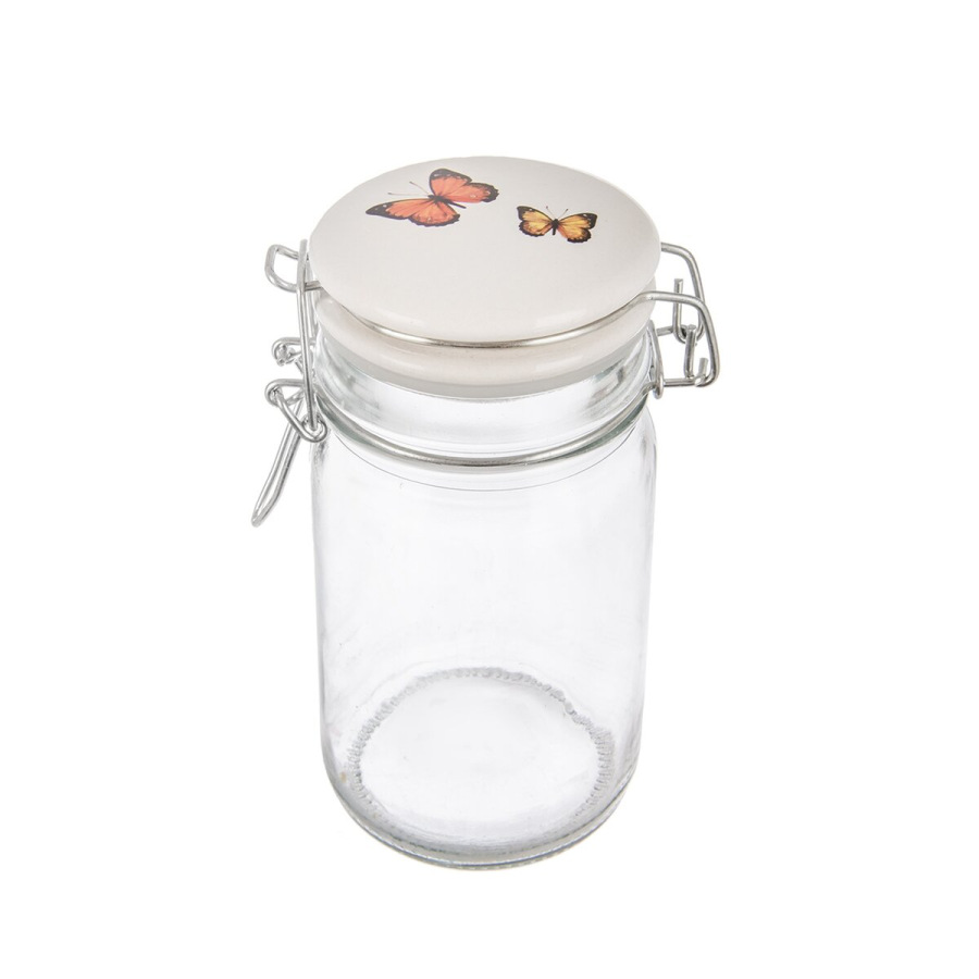 Dóza s klipovým uzáverom JAR motýľ 0,25 l