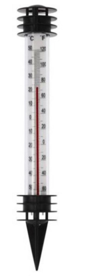 Teplomer vonkajší záhradný biely 23 cm