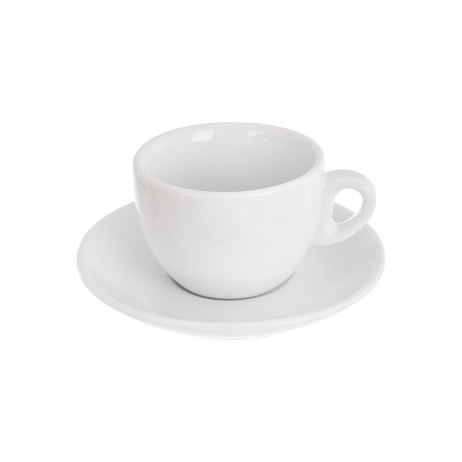 Hrnček s podšálkou MONA cappuccino 0,21 l 2 ks