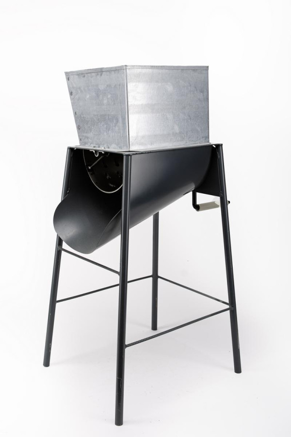 Rezačka na repu stojanová Fe/Zn-INOX – nerezový bubon, výška 80 cm