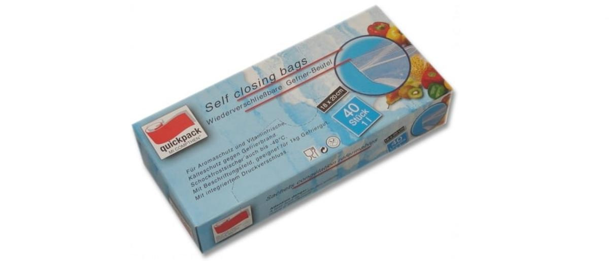 Sáčok / vrecko so zipsom 1l 18x20cm, 40ks KLC