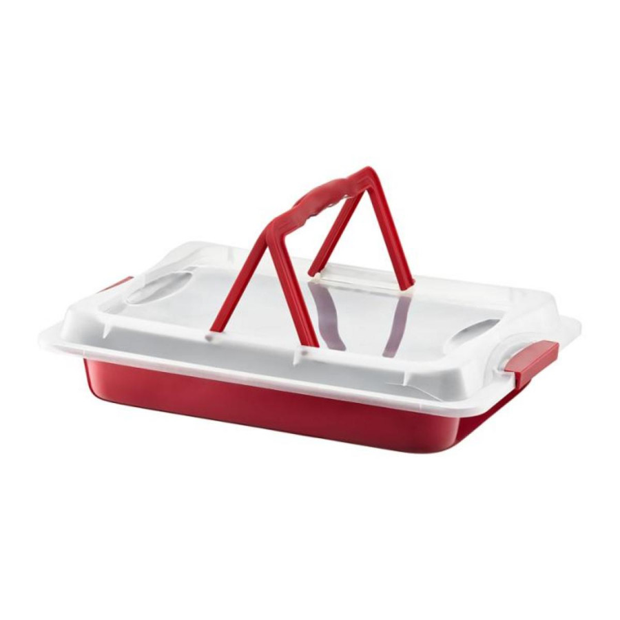 Plech na pečenie s krytom UH 42x29x5cm CHERRY