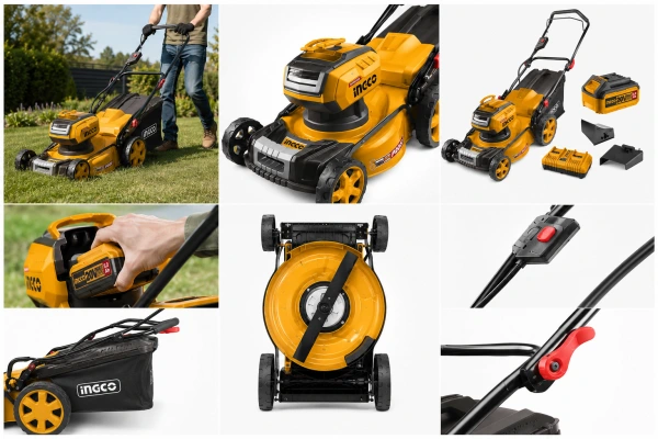 Aku kosačka INGCO LMLI20186 40 V | Záber 46 cm 1