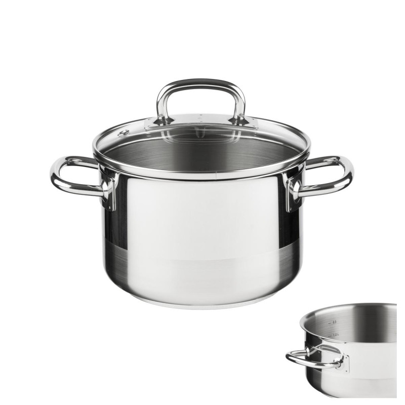 Nerezový hrniec KOLIMAX PROFESSIONAL 1,5 l + sklenená pokrievka (15 cm)