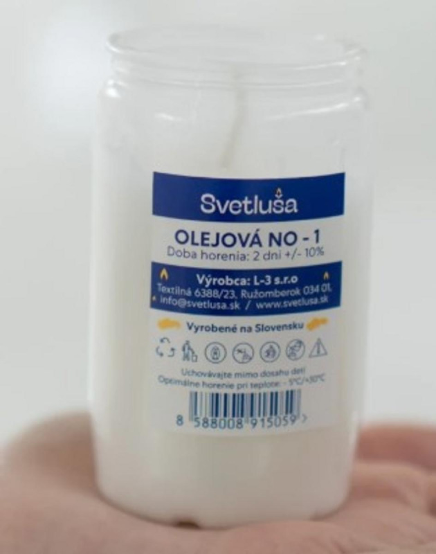Náplň do kahanca olejová 130g doba horenia 2dni KLC