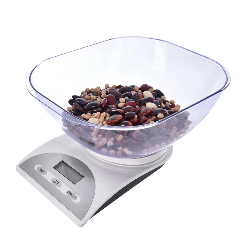 Kuchynská váha digitálna s miskou 5 kg 2
