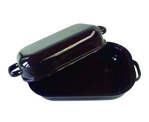 Pekáč dvojdielny 40cm/7l smaltovaný rovné dno KLC