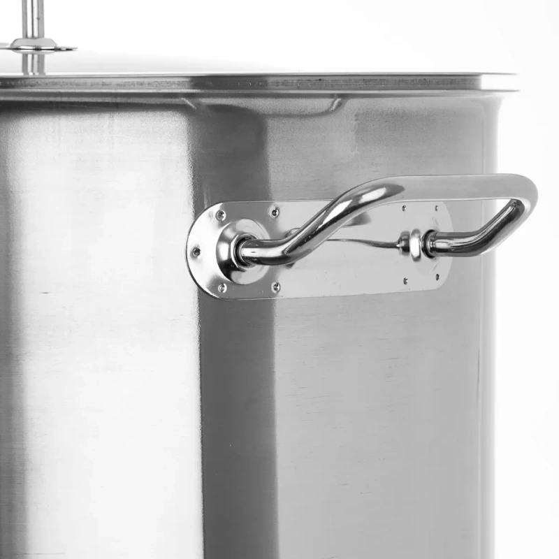 Nerezový kastról STOCK 30 l s pokrievkou – Ø 40 cm, indukcia 4
