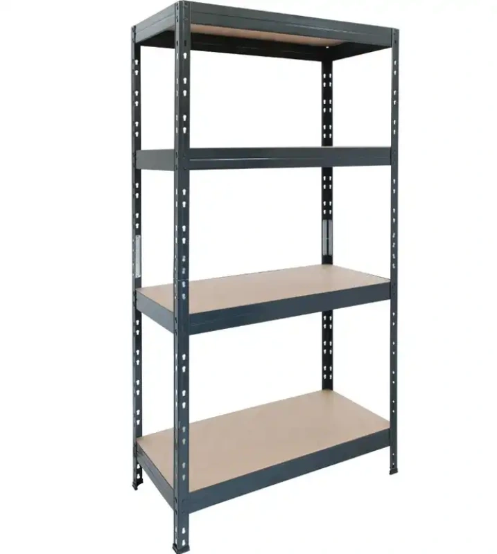 Kovový regál 180×75×35 cm – 5 políc, nosnosť 175 kg/polica | Regál do dielne, skladu