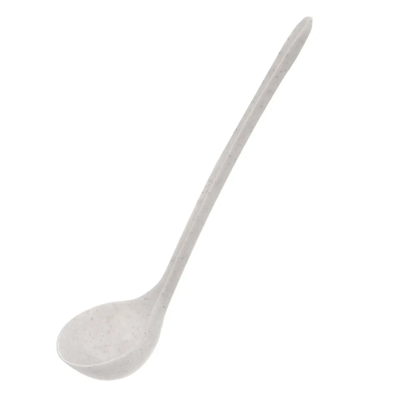 Plastová naberačka 28 × 8,5 cm – naberačka s možnosťou zavesenia (biela/smotanová) 2