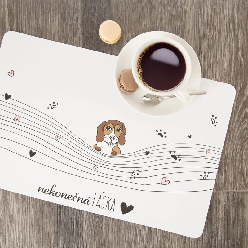 Prestieranie NEKONEČNÁ LÁSKA pes 43x28 cm 1