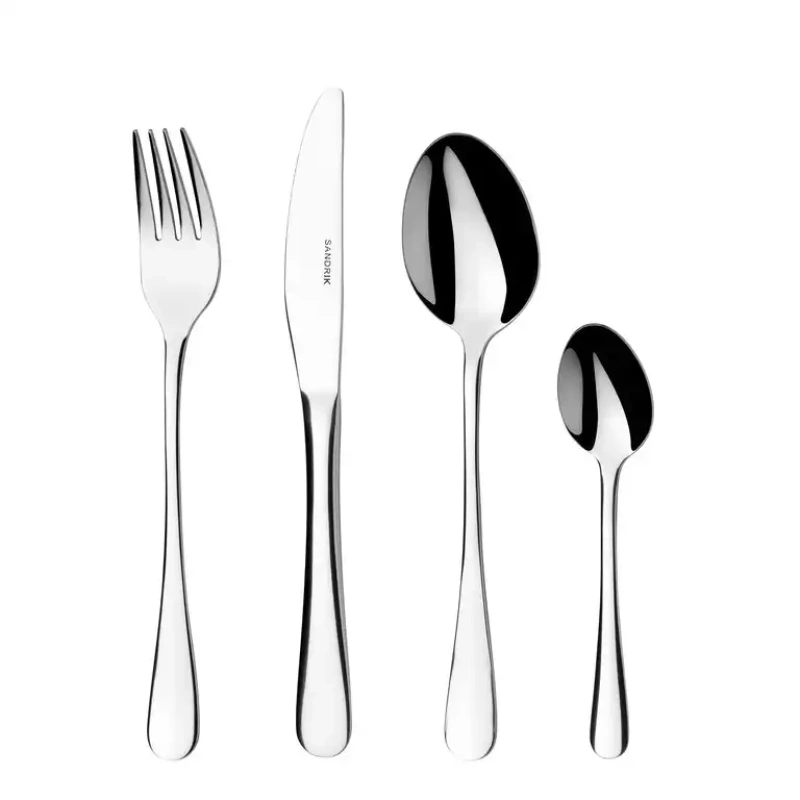 Jedálenský príbor HOTEL KLC – profesionálna 24-dielna nerezová sada v kazete 9