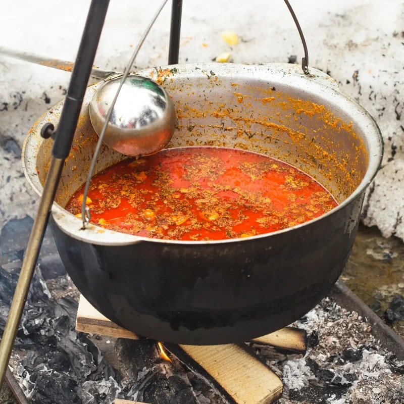 Gastro naberačka 55 cm, priemer 14 cm – profesionálna nerezová naberačka 0,75 l 4