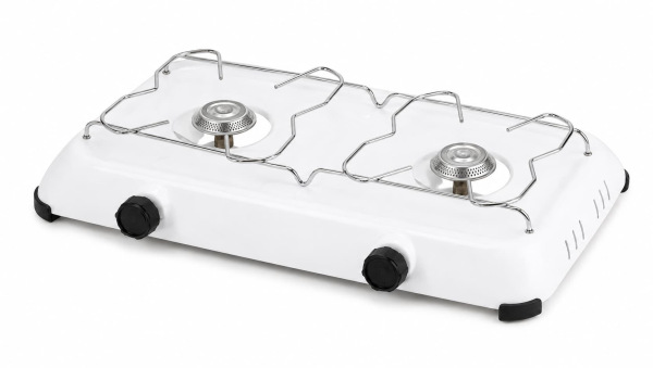 Dvojitý plynový varič ORLÍK 1,2 kW – na 2 kg PB fľašu