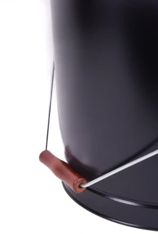 Vedro na popol 20L s vekom a lopatkou SKVELER 3