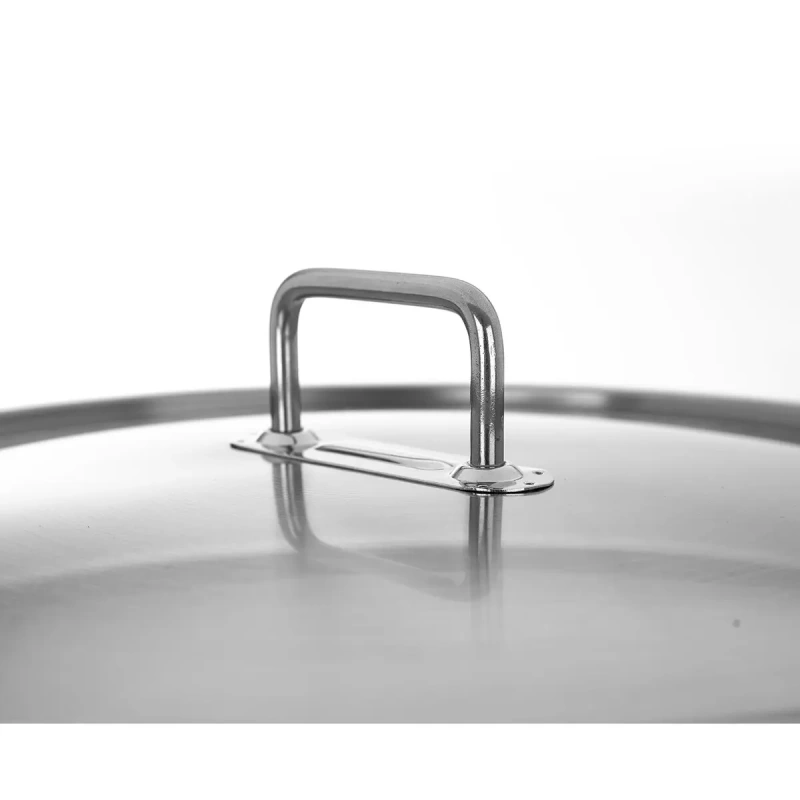 Nerezový kastról STOCK 30 l s pokrievkou – Ø 40 cm, indukcia 3