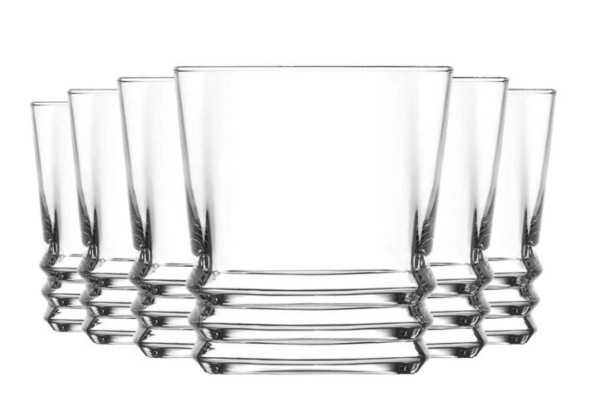 Pohár na whisky 315ml ELEGAN číry, sklo, 6ks sada KLC