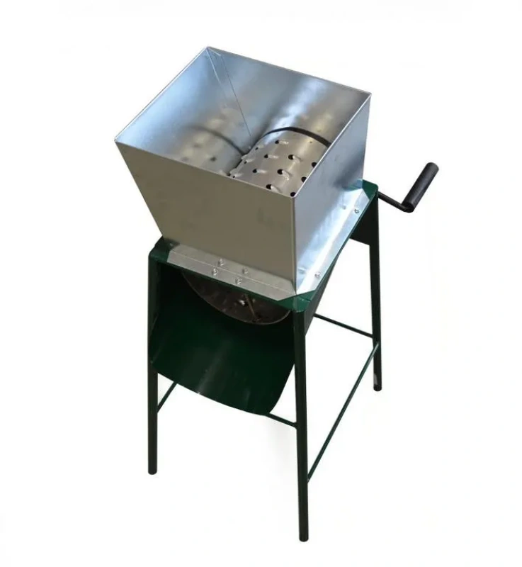 Rezačka na repu stojanová Fe/Zn-INOX – nerezový bubon, výška 80 cm 2