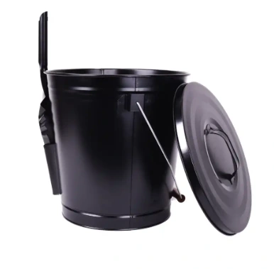 Vedro na popol 20L s vekom a lopatkou SKVELER 4