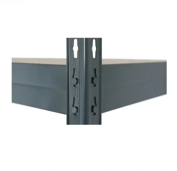 Kovový regál 180×75×35 cm – 5 políc, nosnosť 175 kg/polica | Regál do dielne, skladu 2