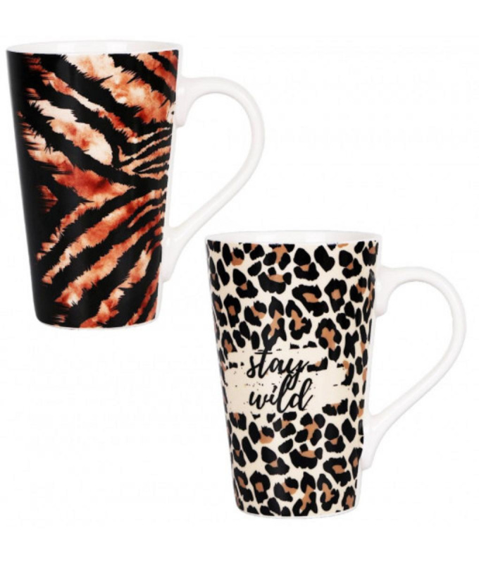 Hrnček porcelánový 400ml ANIMAL, mix