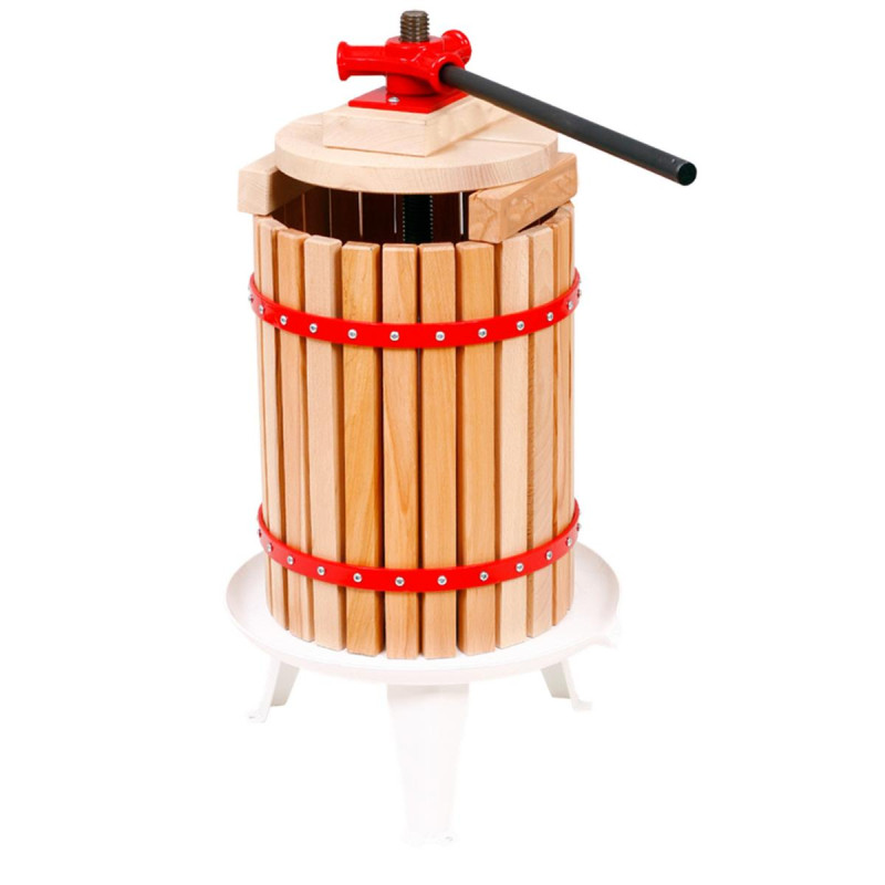 Lis na ovocie objem 12 l drevo kovový podstavec Skveler KLC