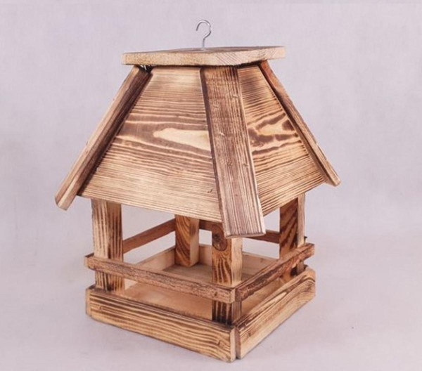 Krmítko pre vtáky 20x20x31cm drevo