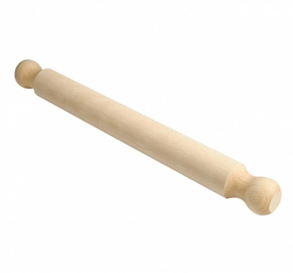 Valček na cesto drevený na pizzu 40 cm KLC
