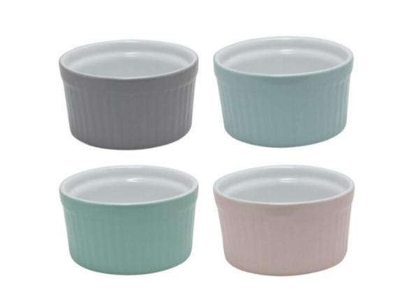 Miska porcelánová na creme brulle, 8,5 cm, 1ks, pastelové farby