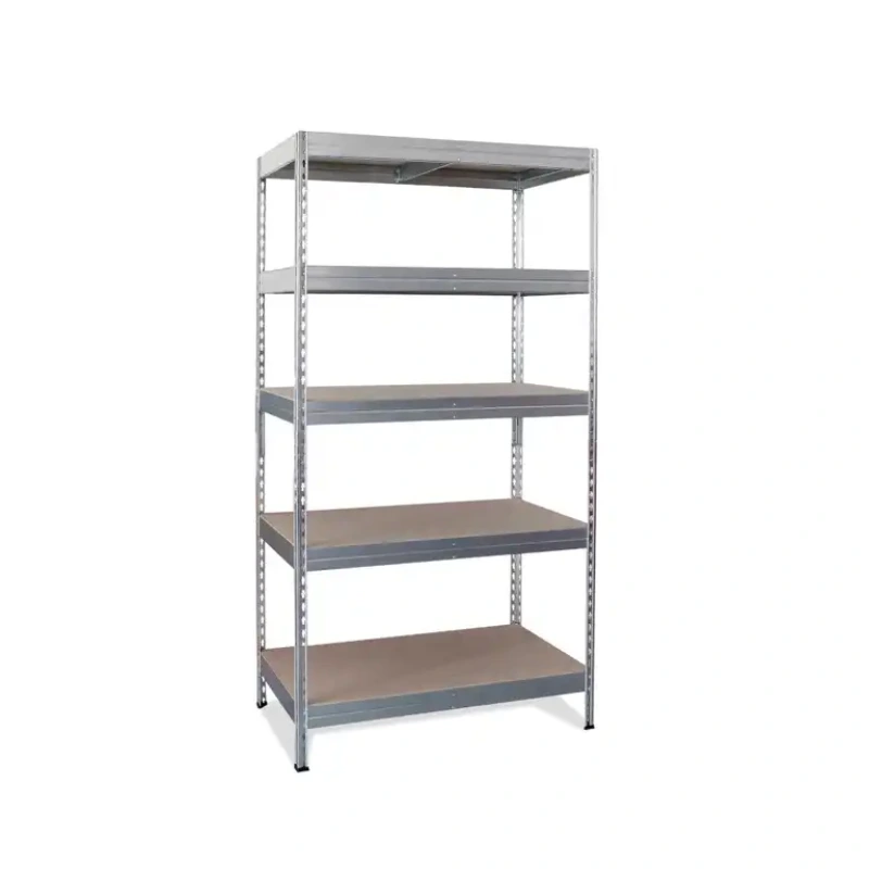 Kovový regál 180×90×40 cm – 5 políc, nosnosť 175 kg/polica | Regál do dielne, skladu