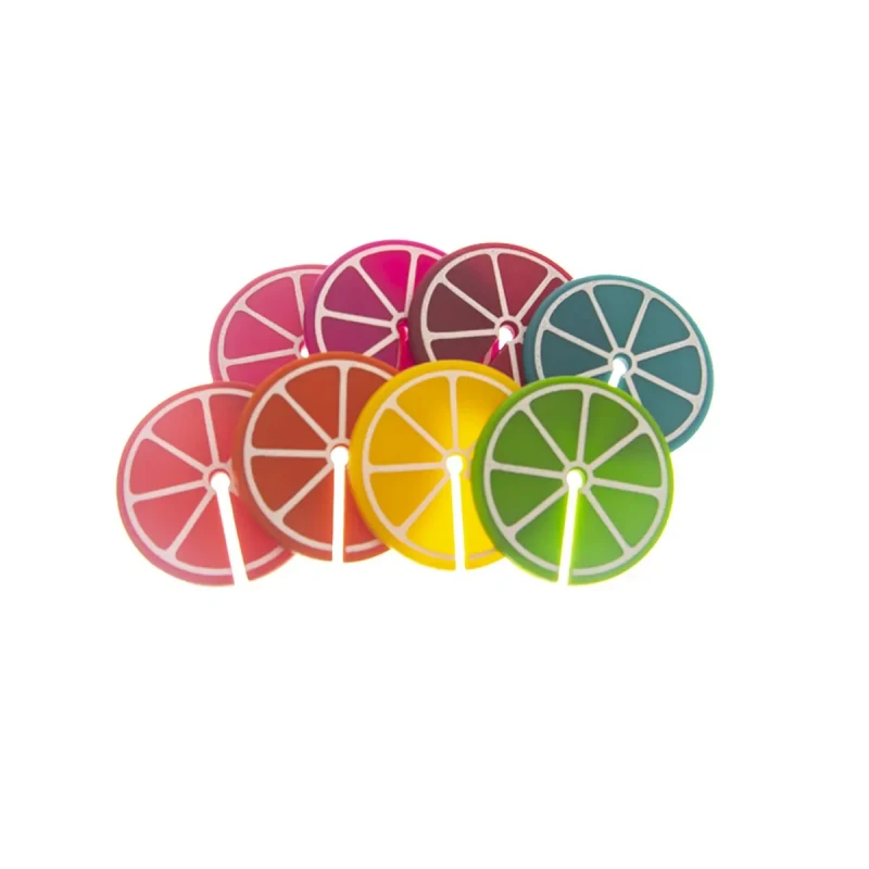 Rozlišovač na poháre citrusy 8 ks 2