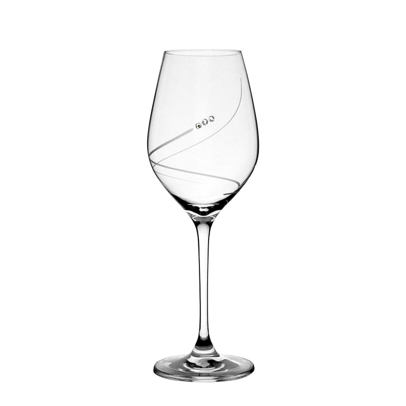 Pohár na víno 360ml biele, sada 4ks CRYSTALS