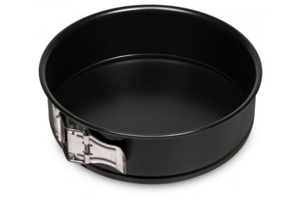 Forma tortová okrúhla o 12cm otváracia, vaflové dno, nepriľnavý povrch, čierna GARDENIA