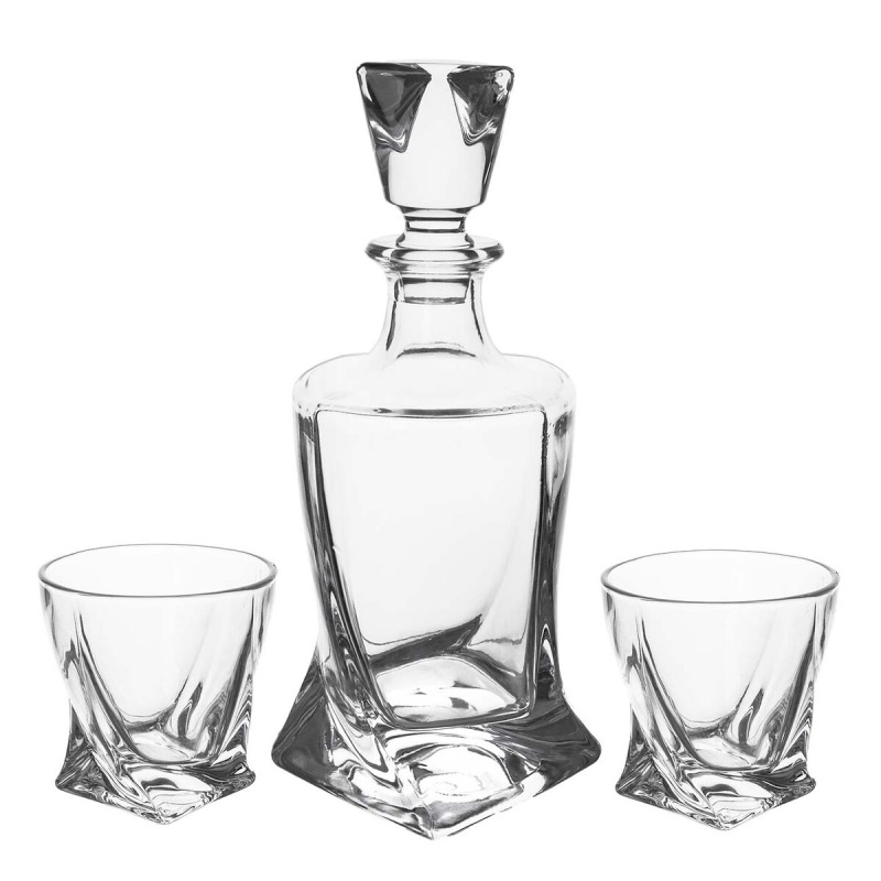 Karafa na whisky Imperial 0,77 l+2 pohár, sada