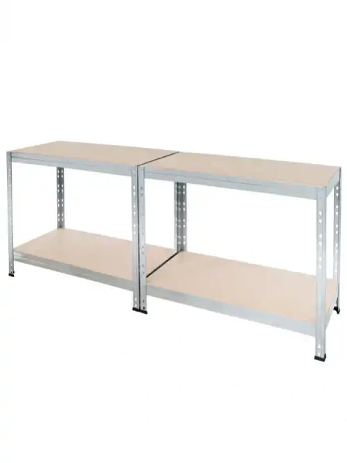 Kovový regál 180×90×40 cm – 5 políc, nosnosť 175 kg/polica | Regál do dielne, skladu 1