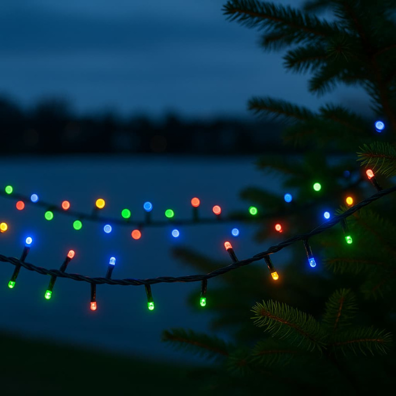 Vianočné LED svetlá 560 LED farebné – 11 m, 8 funkcií, IP44 1