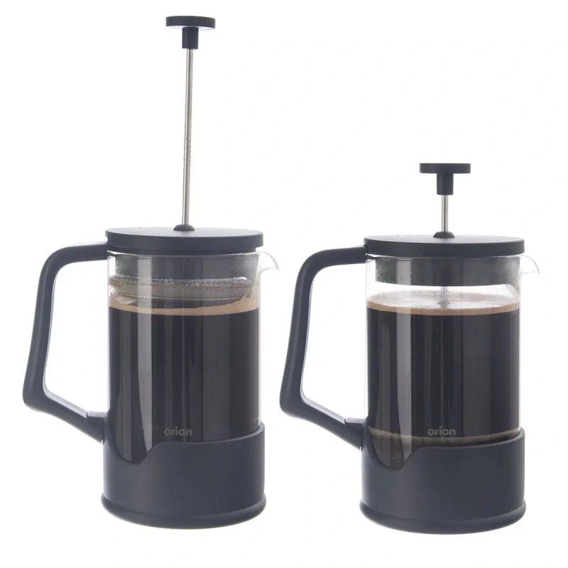 French press BLACK 0,9 l – sklenená kanvica so sitkom na kávu a čaj 4