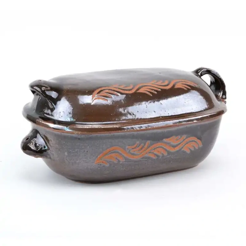 Veľký keramický pekáč I. trieda – dvojdielny, slovenská výroba