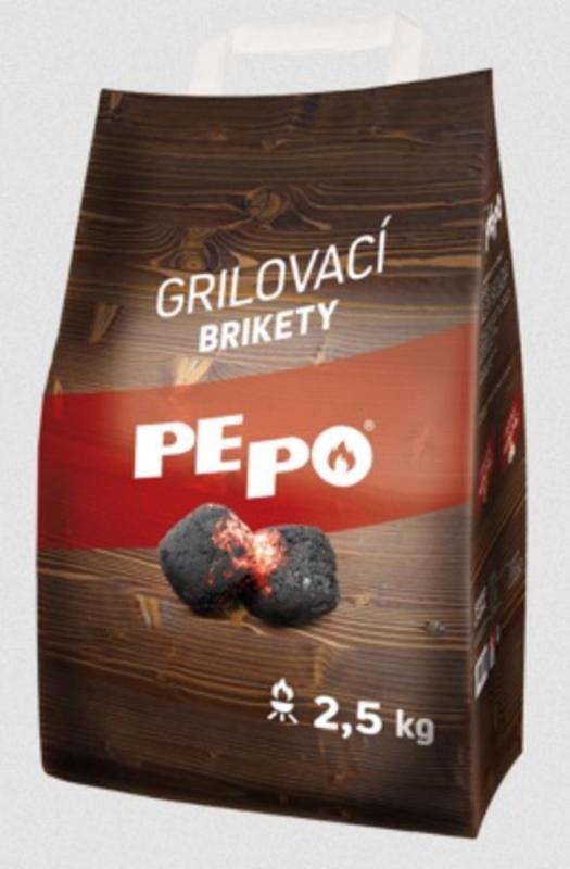 Brikety grilovacie 2,5 kg PEPO