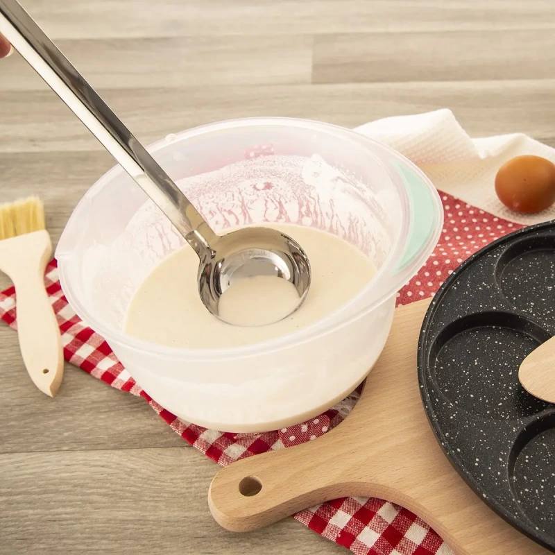 Nerezová naberačka 26 cm, priemer 6 cm – kuchynská naberačka z nerezovej ocele 3