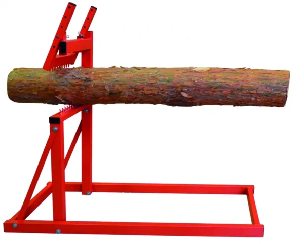 Stojan na rezanie dreva KLC – oceľový, 150 kg, do Ø 20 cm 1