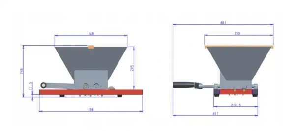 Ručný drvič ovocia 7 l nerezový na jablká 53 × 34 × 14,5 cm 1