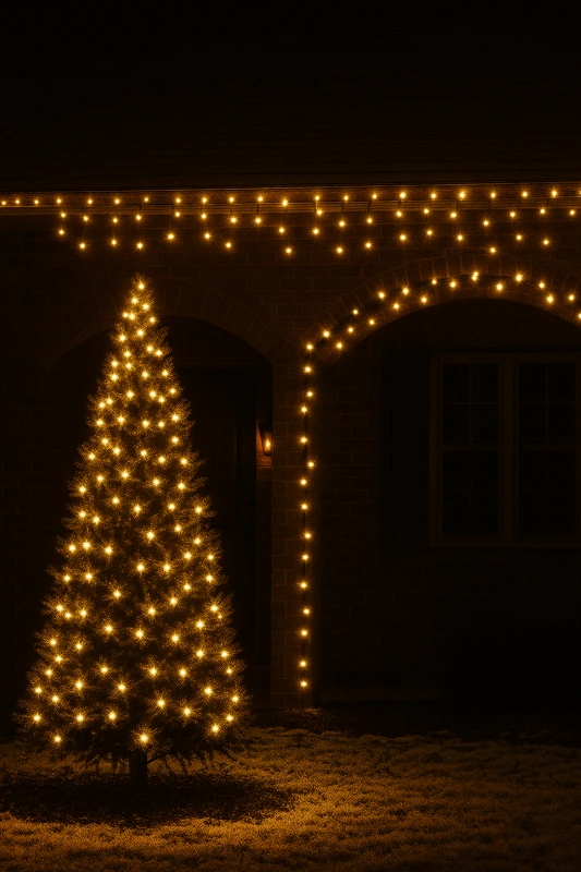 Vianočná LED reťaz 480 LED – teplá biela, 36 m, vonkajšie/vnútorné, časovač, 8 funkcií 1